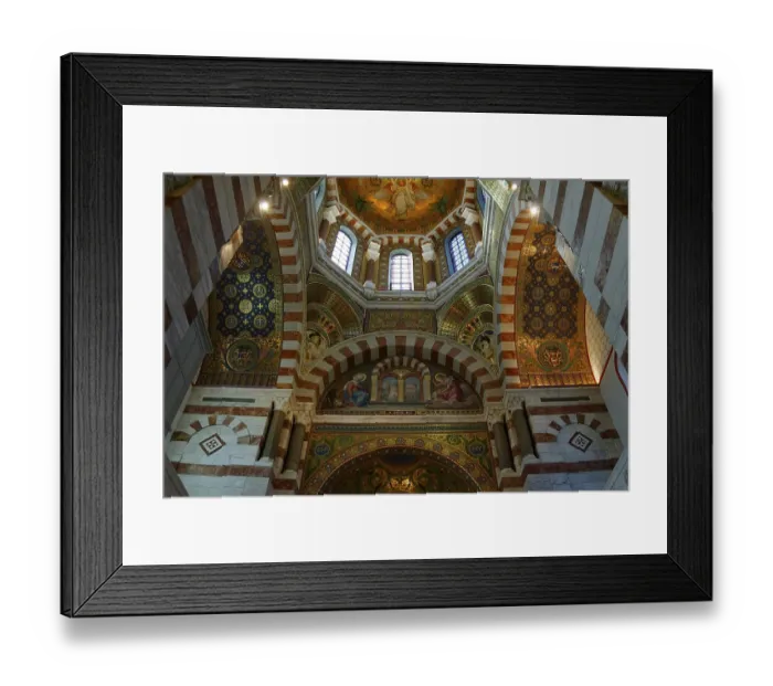 Framed Print : Church of Notre-Dame de la Garde