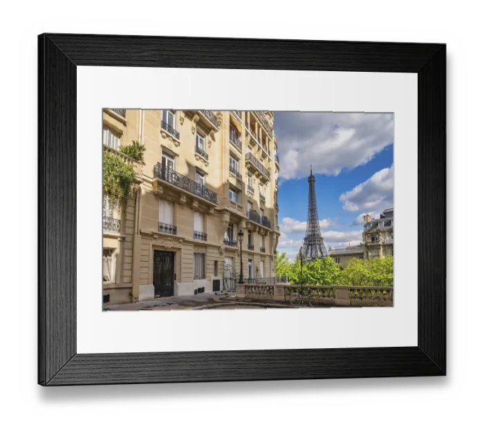 Framed Print : Paris France, city skyline at Eiffel Tower and old building architecture Framed Print : Paris France, city skyline at Eiffel Tower and old building architecture
