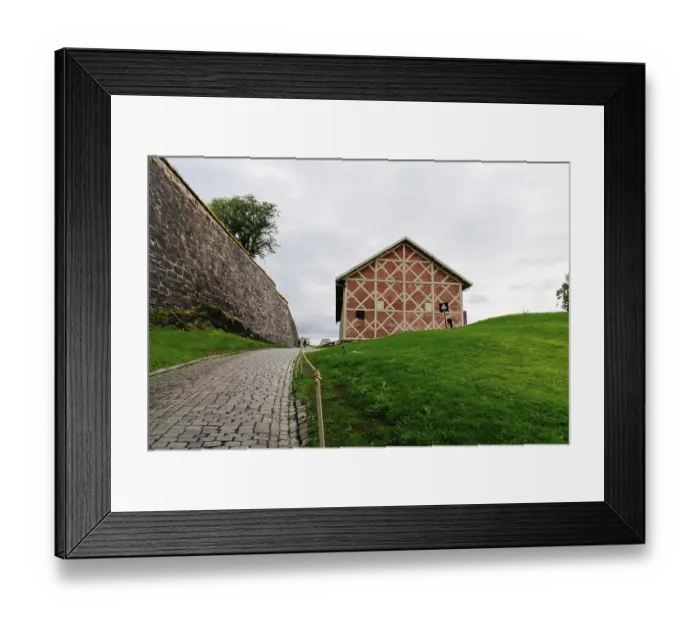 Framed Print : The historic Akershus Fortress in Oslo