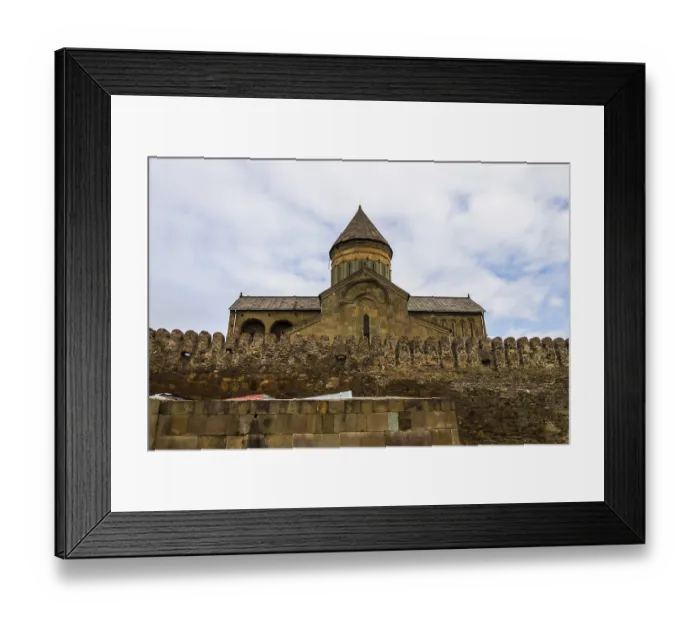 Framed Print : Svetitskhoveli Church (Cathedral) in Mtskheta