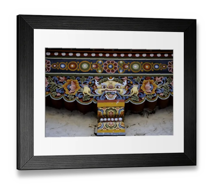 Framed Print : Traditional religious decoration on a building Framed Print : Traditional religious decoration on a building