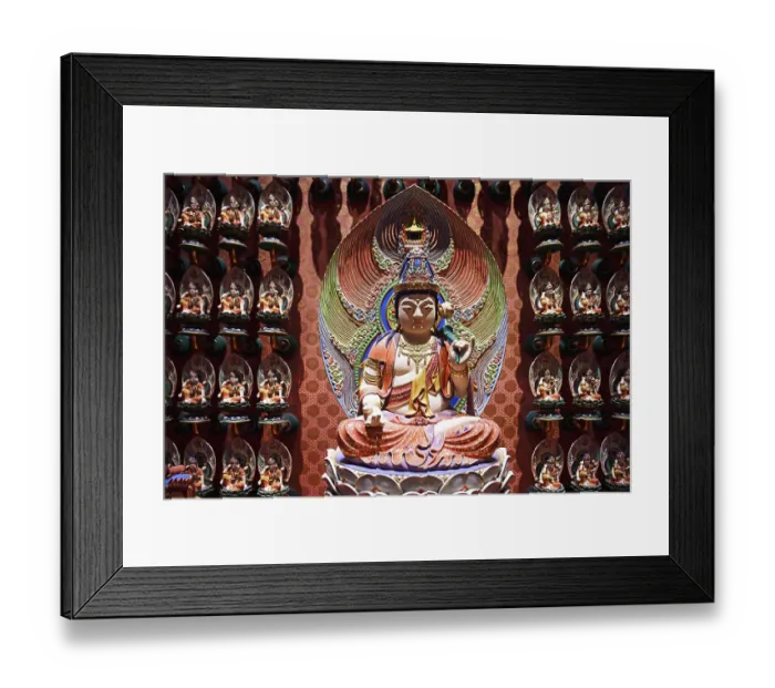 Framed Print : Samantabadra Bodhisattva statue