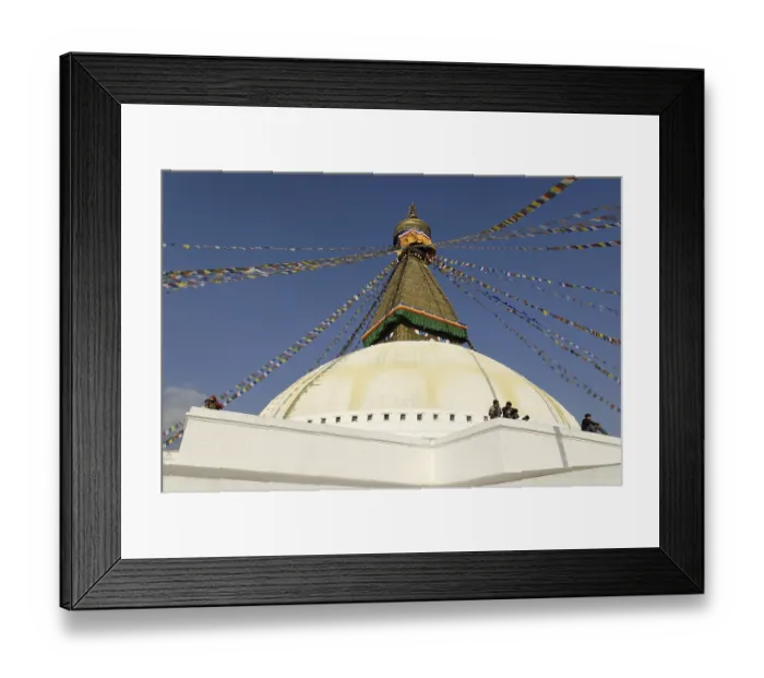 Framed Print : Buddhist stupa of Bodhnath (Boudha) Framed Print : Buddhist stupa of Bodhnath (Boudha)