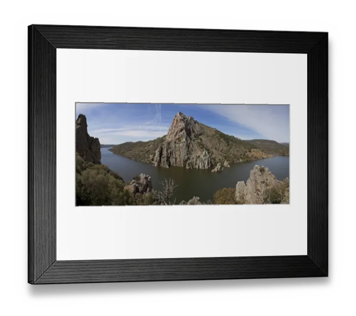 Framed Print : Penafalcon Rocks, Monfrague National Park