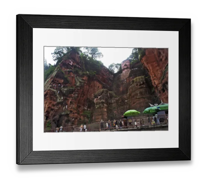 Framed Print : Leshan Giant Buddha, Leshan, China, Asia Framed Print : Leshan Giant Buddha, Leshan, China, Asia