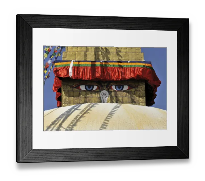 Framed Print : Bodnath, Boudhanath or Boudha Stupa