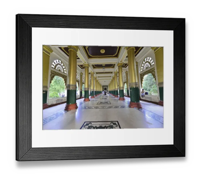 Framed Print : Entrance area, Shwedagon Pagoda Framed Print : Entrance area, Shwedagon Pagoda