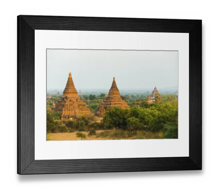 Framed Print : Pagodas, temples, stupa, Bagan