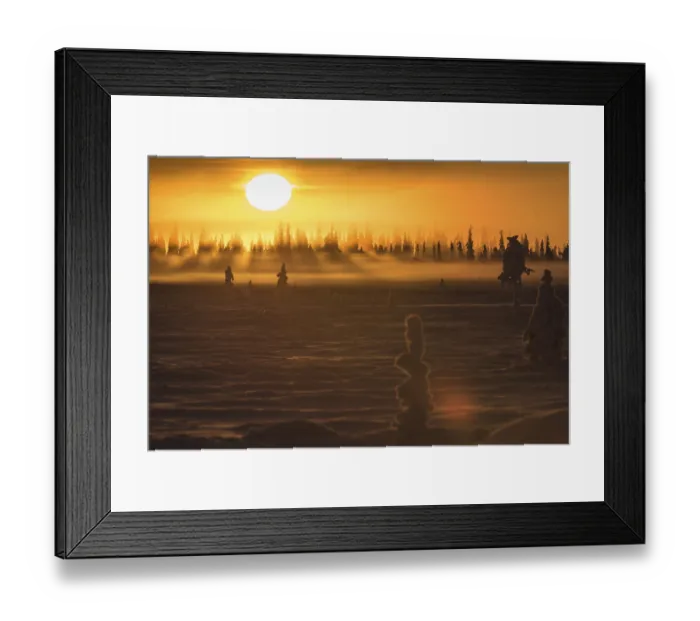 Framed Print : Foggy mood, Muddus National Park