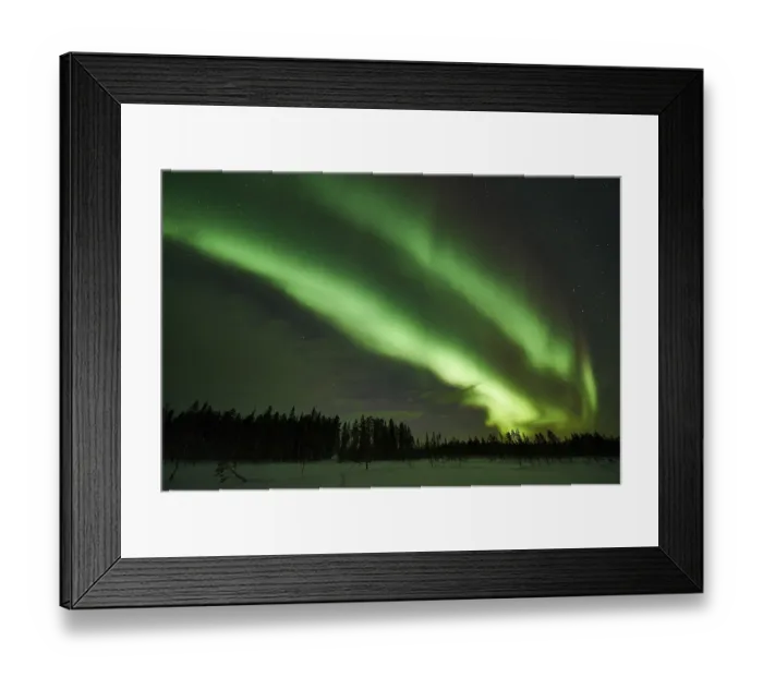 Framed Print : Northern Lights (Aurora borealis)