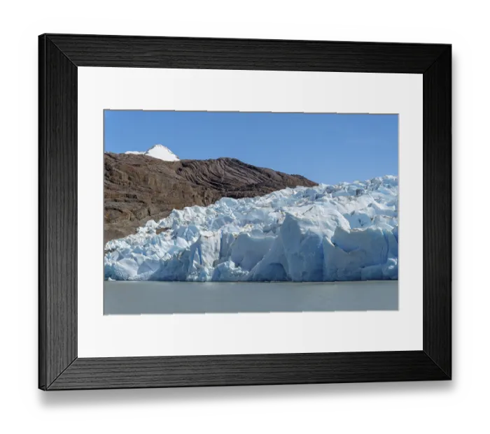 Framed Print : Glacier, Lago Grey, Torres del Paine National Park