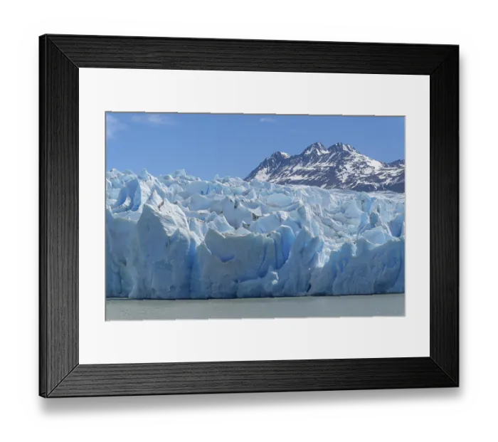 Framed Print : Glacier, Lago Grey, Torres del Paine National Park