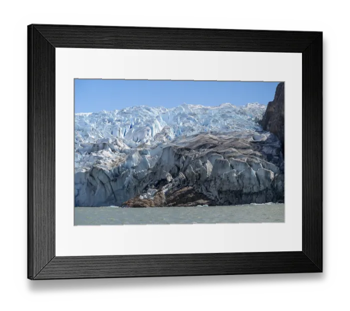 Framed Print : Glacier, Lago Grey, Torres del Paine National Park