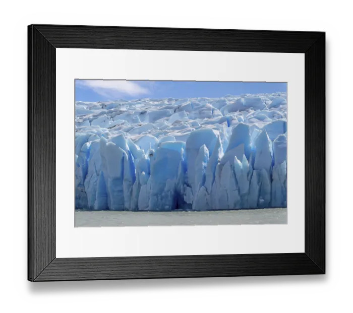 Framed Print : Glacier, Lago Grey, Torres del Paine National Park