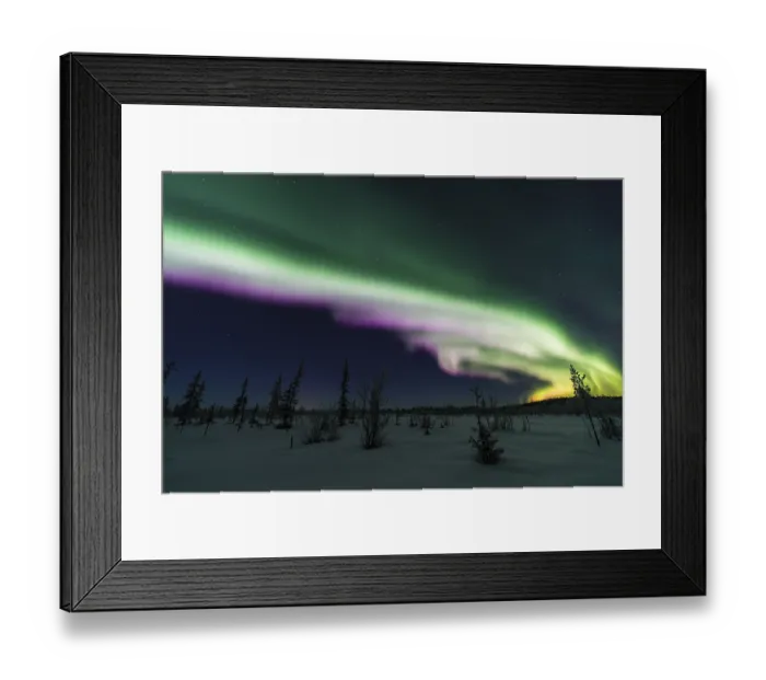 Framed Print : Northern Lights (Aurora borealis)