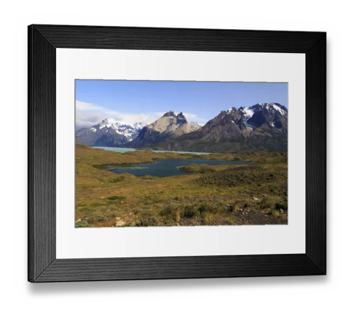 Framed Print : Torres del Paine National Park in Chile