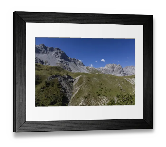 Framed Print : Val Mora near Doess Radond, Tschierv in the Val Muestair Framed Print : Val Mora near Doess Radond, Tschierv in the Val Muestair