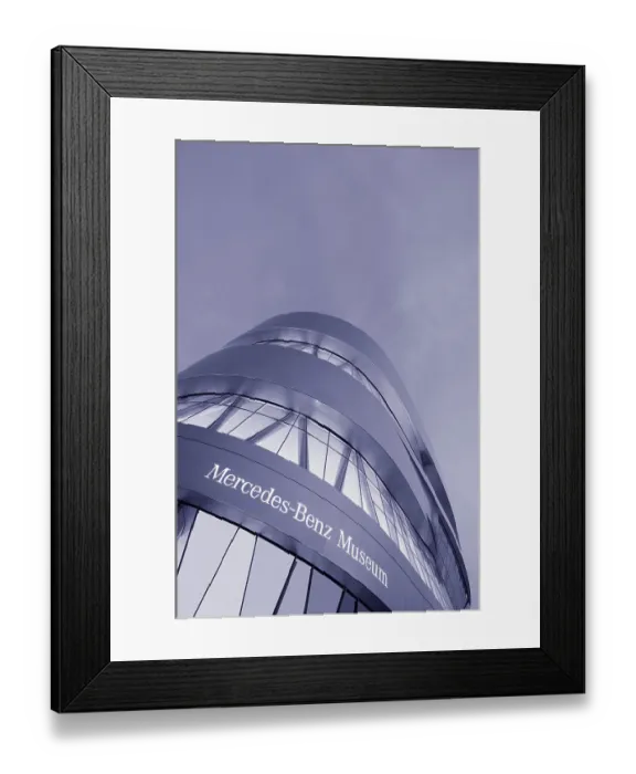 Framed Print : Mercedes Benz Museum, Stuttgart