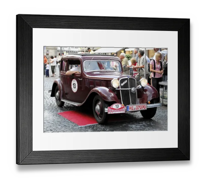 Framed Print : Hanomag Record, built in 1933, 2000 km durch Deutschland 2009 rally