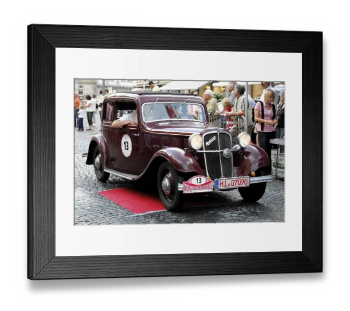 Framed Print : Hanomag Rekord, built in 1933, 35 hp