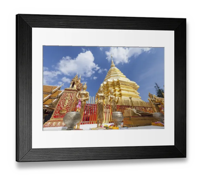 Framed Print : Wat Phra That Doi Suthep temple