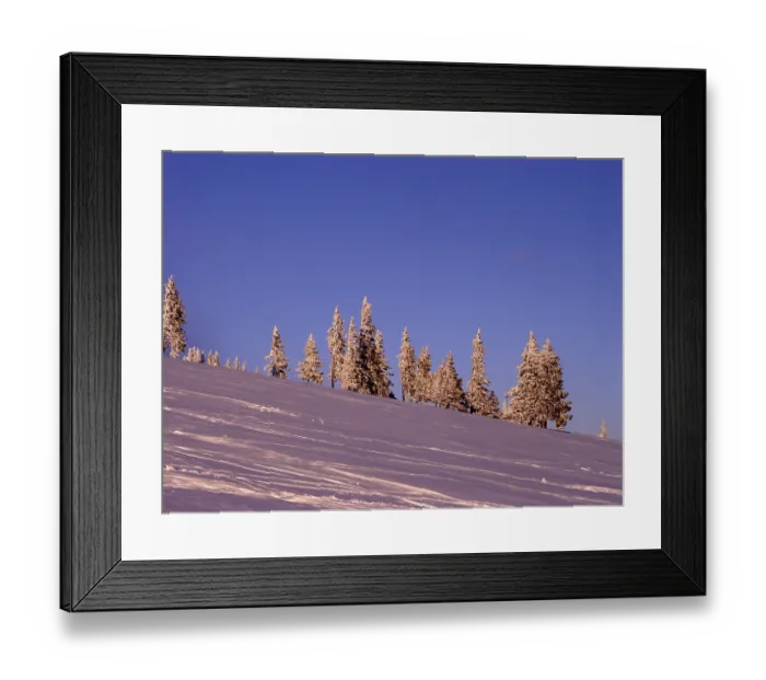 Framed Print : Winter landscape
