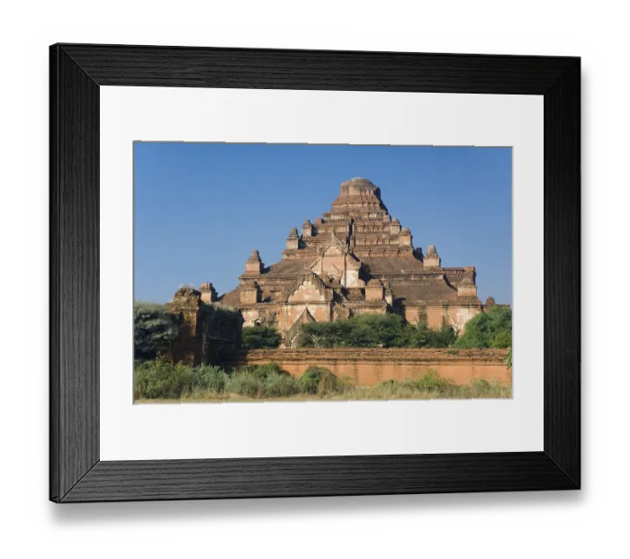 Framed Print : Pagoda, Old Bagan, Pagan, Burma, Myanmar, Asia