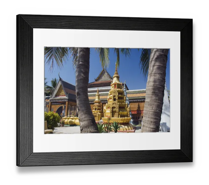 Framed Print : Wat Preah Prom Rath Temple, Siem Reap