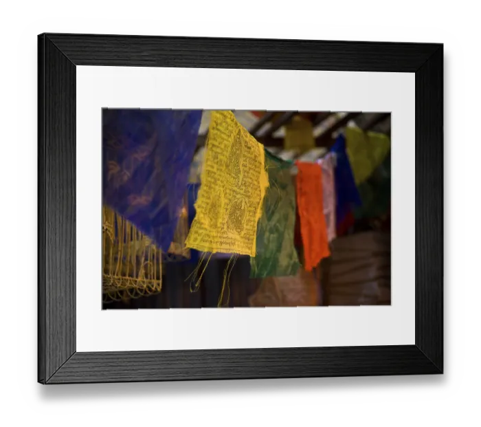 Framed Print : Tibetan prayer flags Framed Print : Tibetan prayer flags