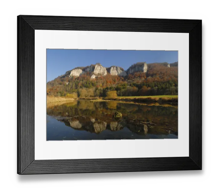 Framed Print : A scenery in the danube valley - Baden Wuerttemberg