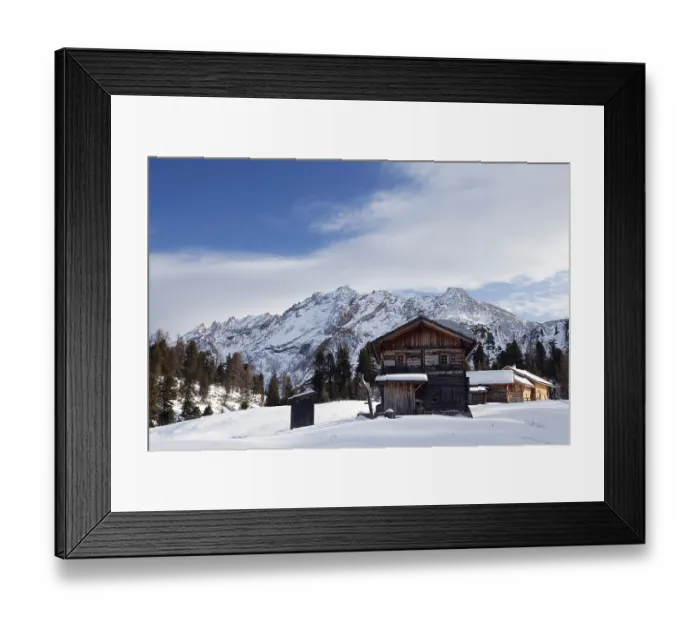 Framed Print : Fanes-Alm alpine pastures, St. Vigil