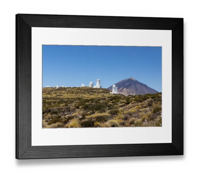 Framed Print : Observatorio del Teide, observatory in the Teide National Park Framed Print : Observatorio del Teide, observatory in the Teide National Park