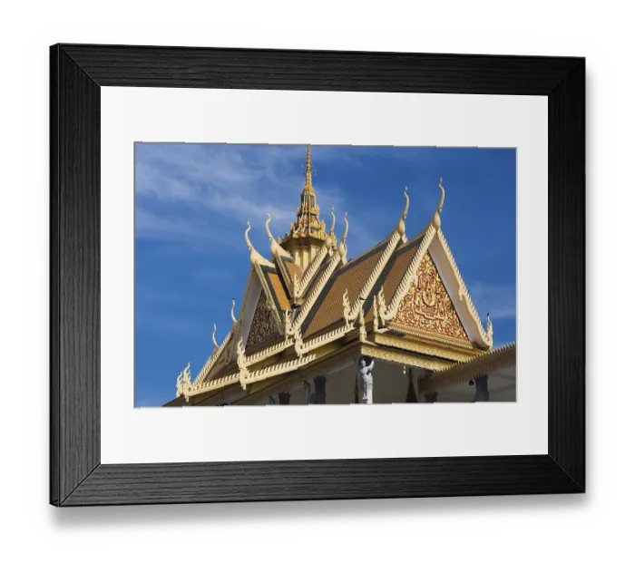 Framed Print : Roof of the Silver Pagoda, Royal Palace