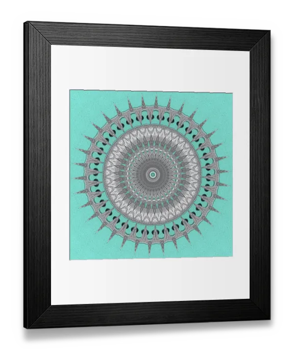 Framed Print : Mandala