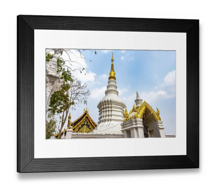 Framed Print : Wat Phra That Doi Phra Chan on a mountain in Mae Tha District Framed Print : Wat Phra That Doi Phra Chan on a mountain in Mae Tha District