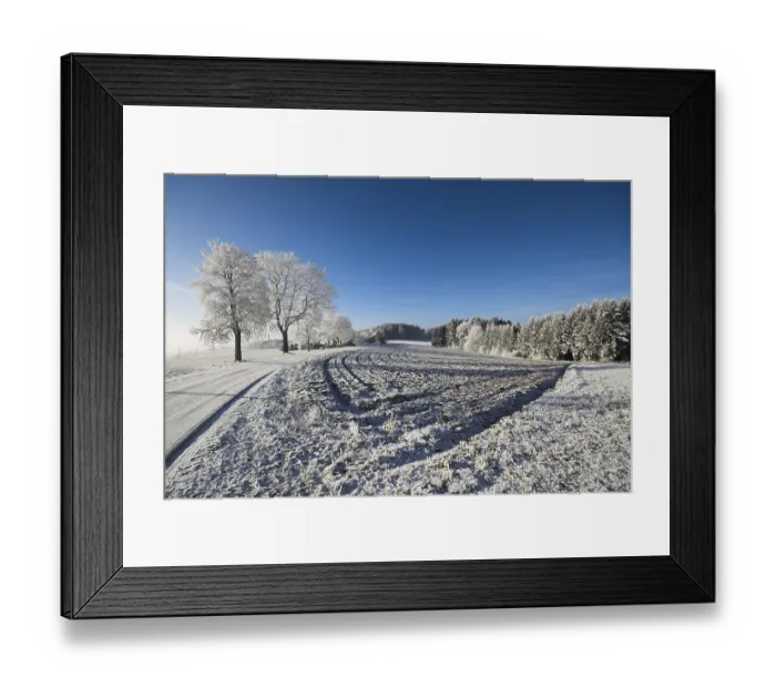Framed Print : Fields along old postal route, Hegau Framed Print : Fields along old postal route, Hegau