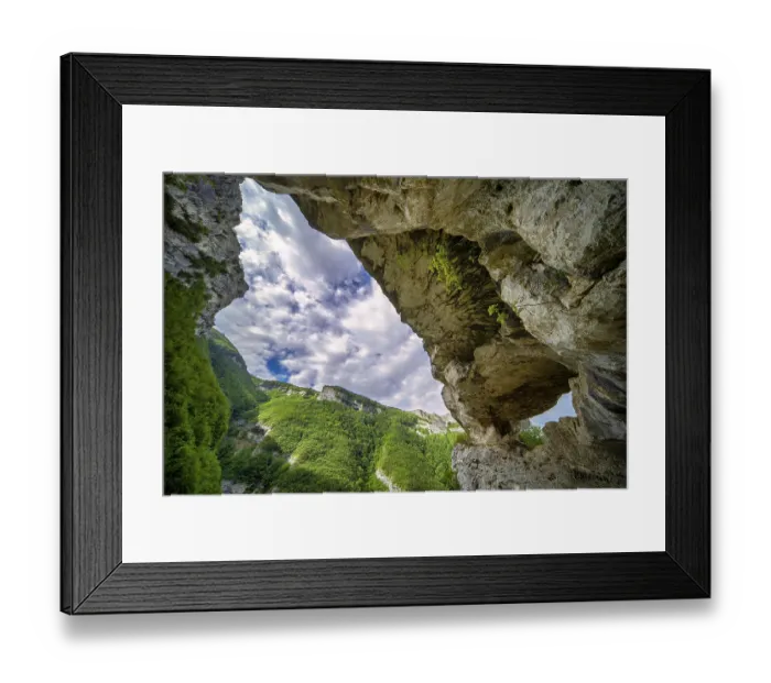 Framed Print : Fontarca cave, Monte Nerone, Apennines Framed Print : Fontarca cave, Monte Nerone, Apennines