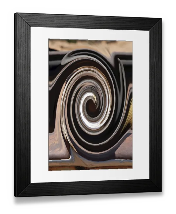 Framed Print : Digital alienation of a classic car Framed Print : Digital alienation of a classic car