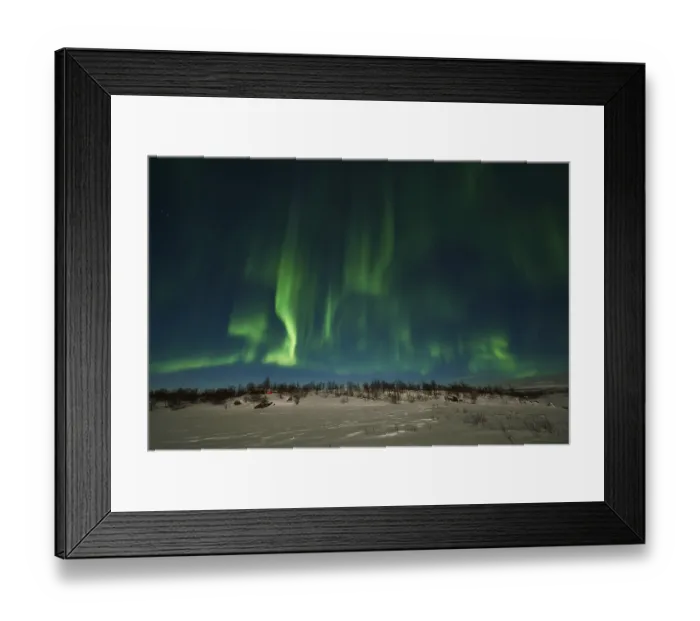 Framed Print : Northern Lights (Aurora borealis)