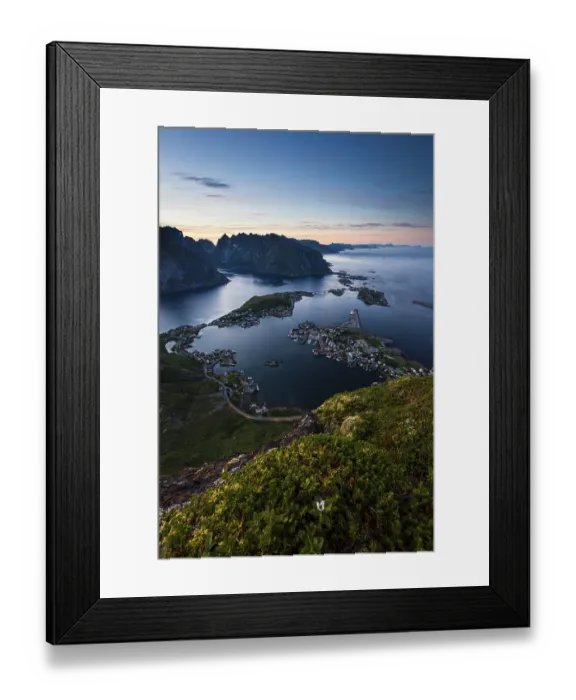 Framed Print : View from Reinebringen, Reinebriggen