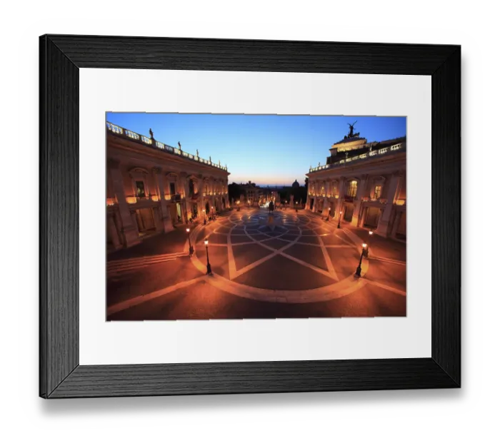 Framed Print : Capitol Square, Piazza di Campidoglio
