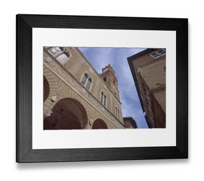Framed Print : Pienza, Tuscany, Italy, Europe Framed Print : Pienza, Tuscany, Italy, Europe