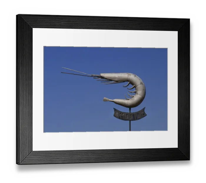 Framed Print : Memorial to the North Sea shrimp
