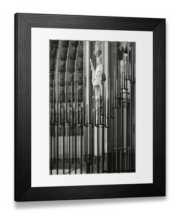 Framed Print : The south portal of Cologne Cathedral