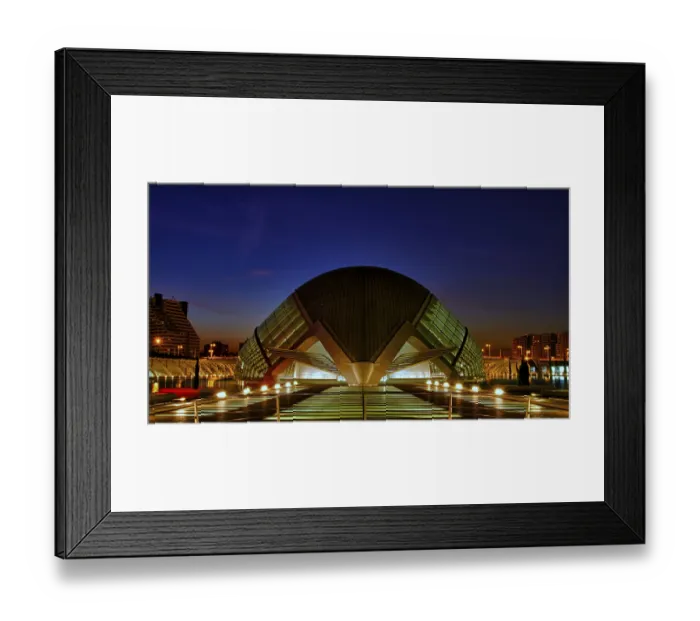 Framed Print : The Ciudad de las Artes y de las Ciencias is a science centre in Valencia