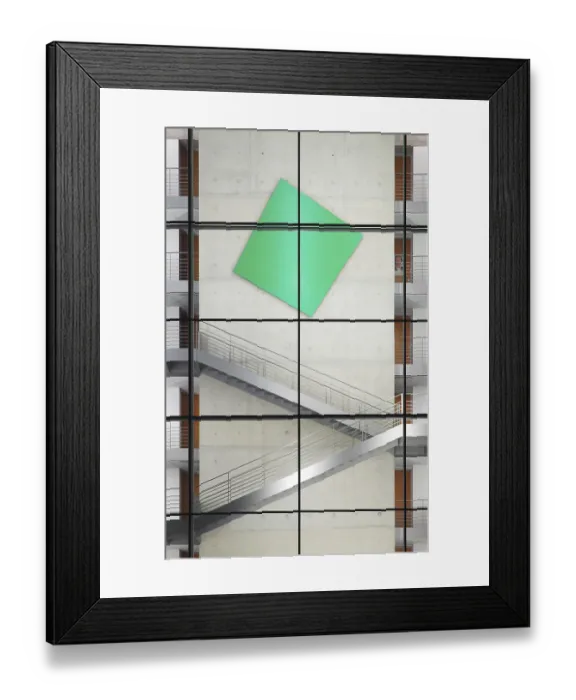 Framed Print : Detail of the illuminated front of the library of the German Bundestag in Berlin