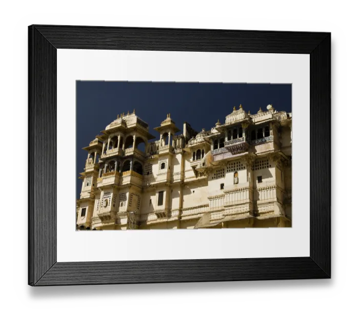Framed Print : City Palace, Udaipur, Rajasthan, India, Asia