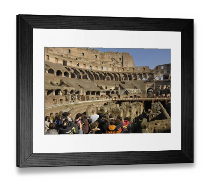 Framed Print : Colosseum, Rome, Lazio, Italy, Europe