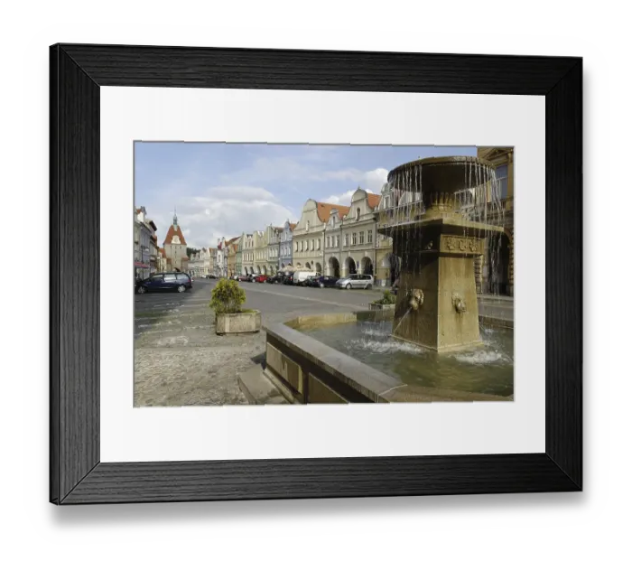 Framed Print : Historic old town of Domazlice