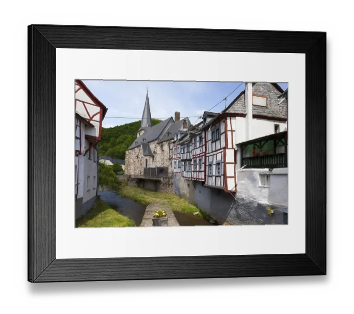Framed Print : Monreal, national winner, Our Village has a Future 2004